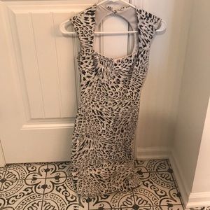 Super cute leopard mini dress